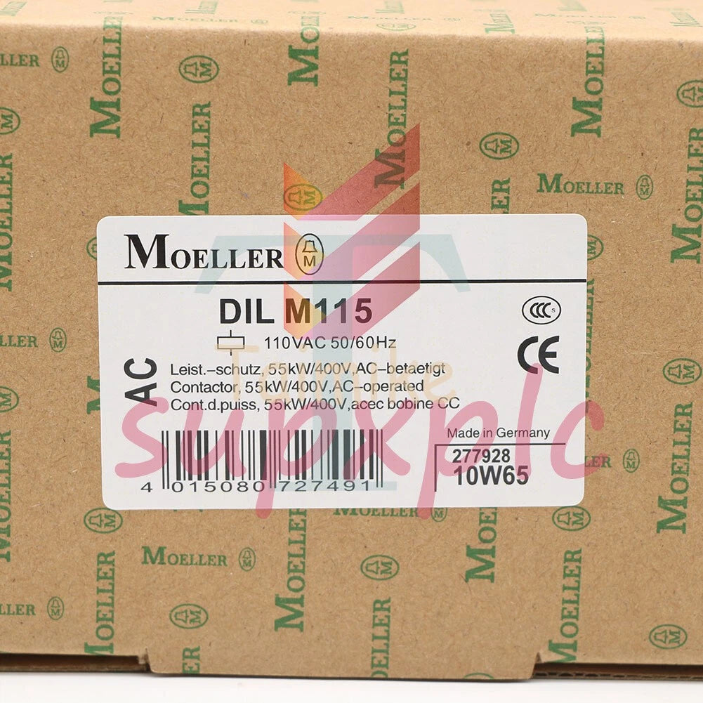 Eaton Muller MOELLER contactor DILM115 110VAC 50/60HZ 1PCS