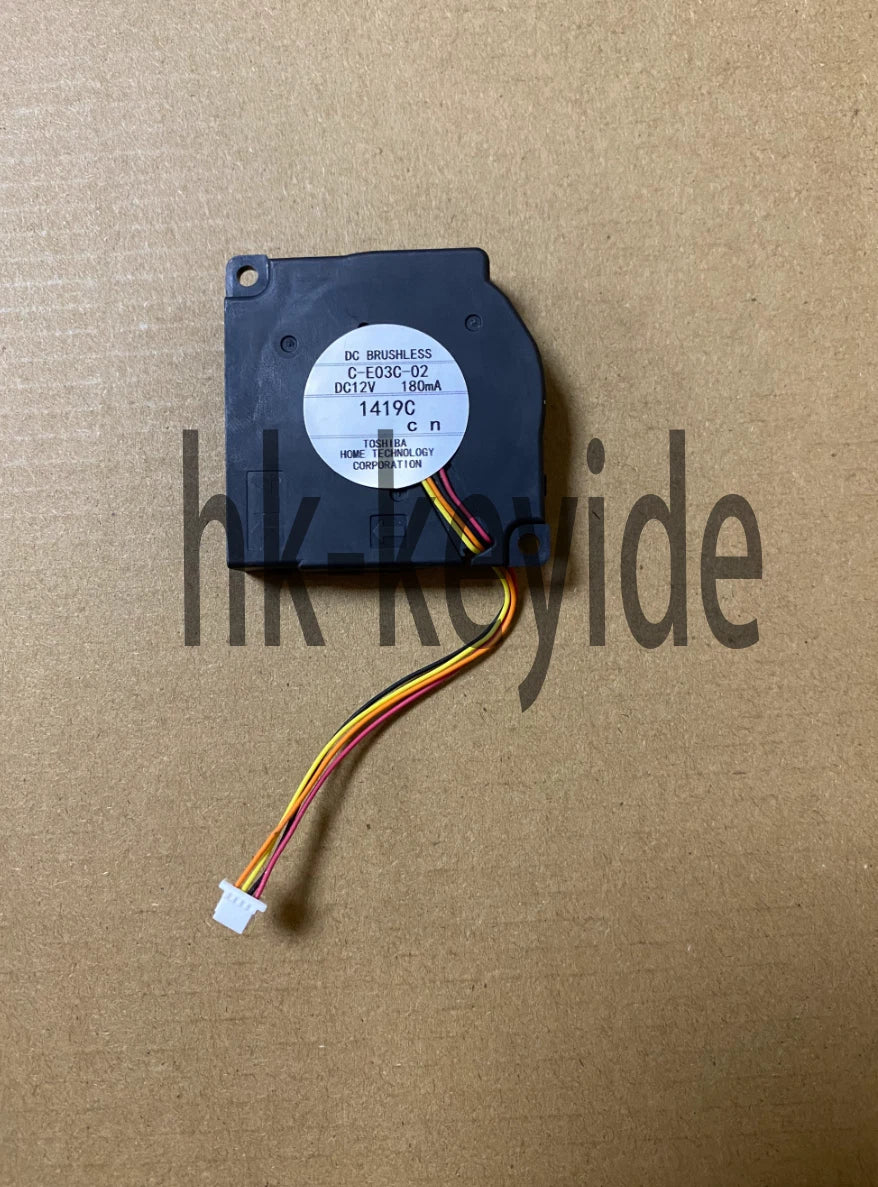 1PCS TOSHIBA projector Fan C-E03C-02 4PIN 180MA DC12V