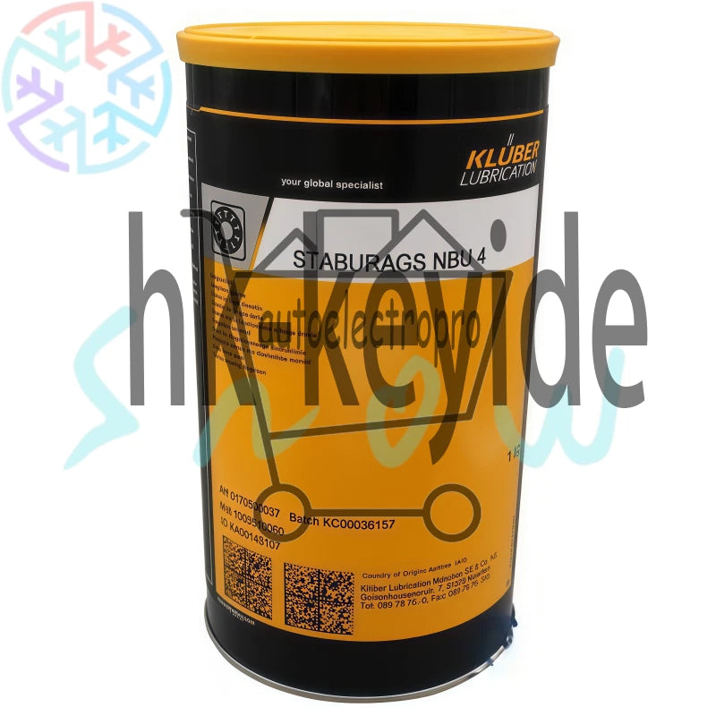 1Pcs KLUBER Lubrication Staburags NBU 4 Grease 1Kg ( 2.2 LB) HIGH QUALITY