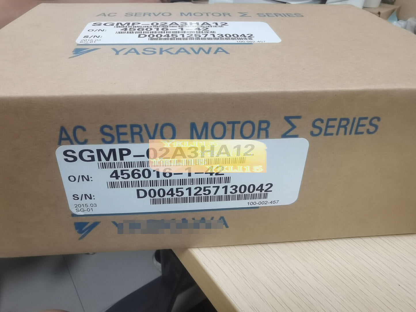 YASKAWA SGMP-02A3HA12 Servo Motor In Box - YASKAWA