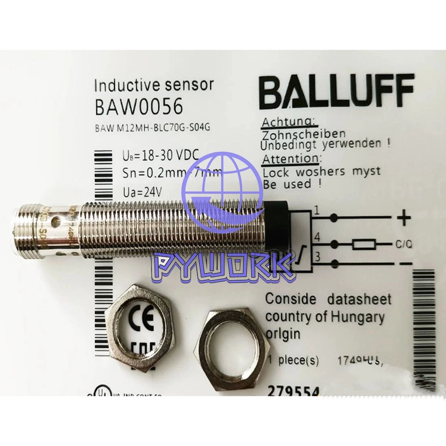 1PC BALLUFF BAW0056 BAW M12MH-BLC70G-S04G Proximity Switch Free ship #YP1