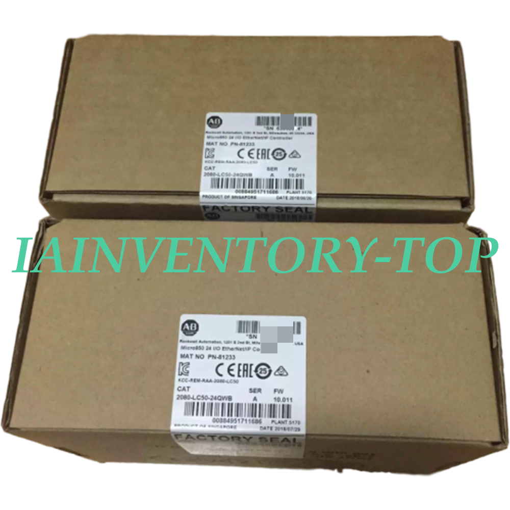 1pc sealed allen-bradley 2080-lc50-24qw with 2-year warranty - ALLEN-BRADLEY