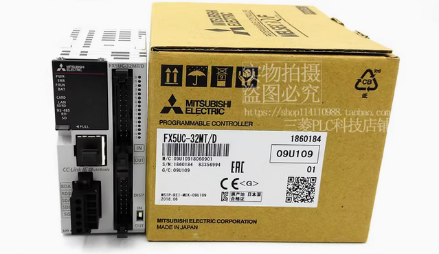 new Mitsubishi FX5UC-32MT/D Compact Programmable Logic Controller (PLC)