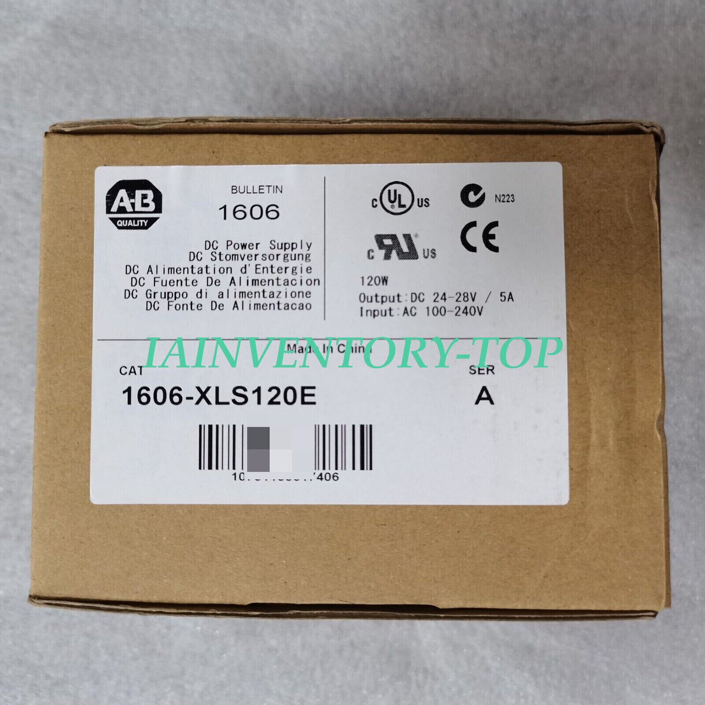 Brand new Allen-Bradley 1606-XLS120E Power Supply * Fast * - KOEED