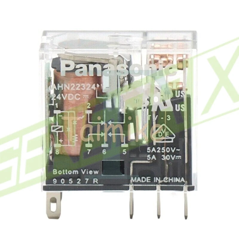 10PCS Panasonic AHN22324N AHN22324 24VDC Power Relay 5A 250V 8Pins~
