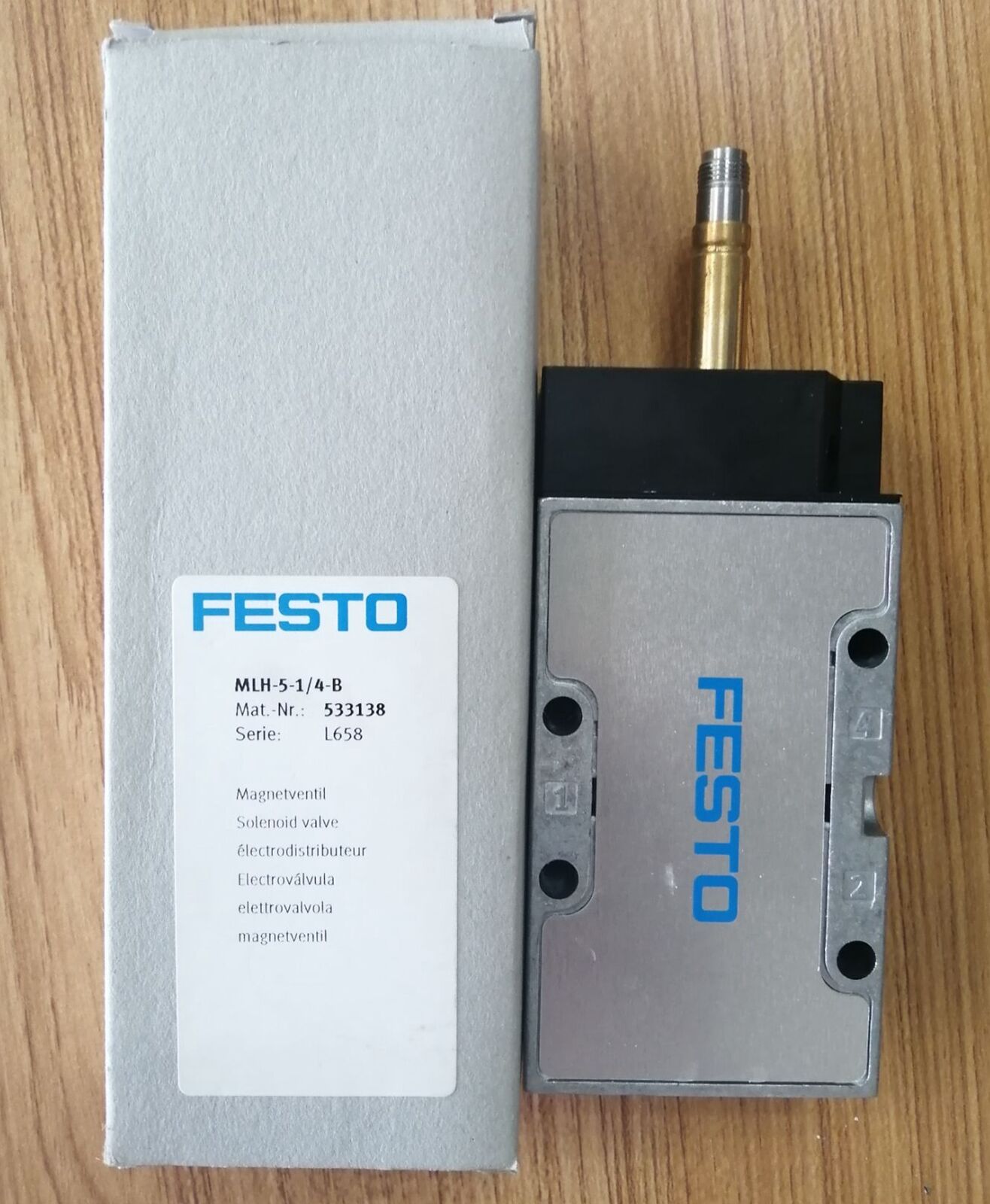 FESTO MLH-5-1/4-B Solenoid Valve - FESTO