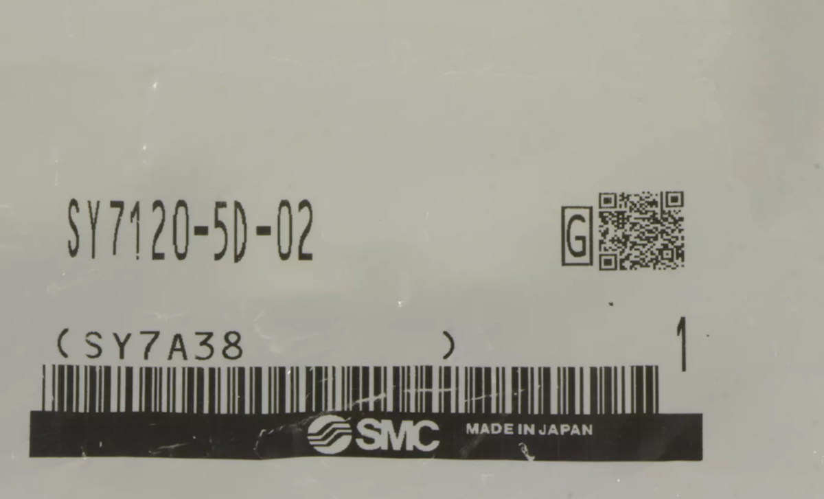 SMC SY7120-5D-02 Solenoid Pneumatic Valve - SMC