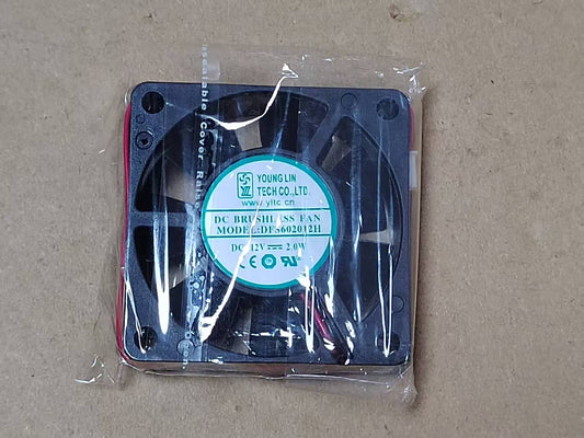 new YOUNGLIN 6020 DFS602012H DC12V 2.0W 2-wire 6CM silent cooling fan