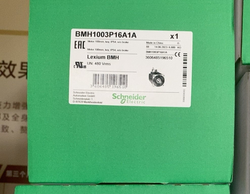 new 1PC - Schneider BMH1003P16A2A servo motor BMH Lexium 32 8.4Nm 6000rpm -