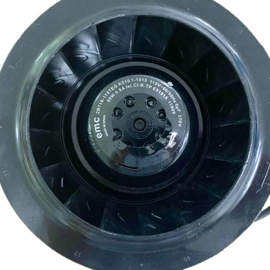 Efficient Centrifugal Turbine Fan for 115V 90W Applications - EMC