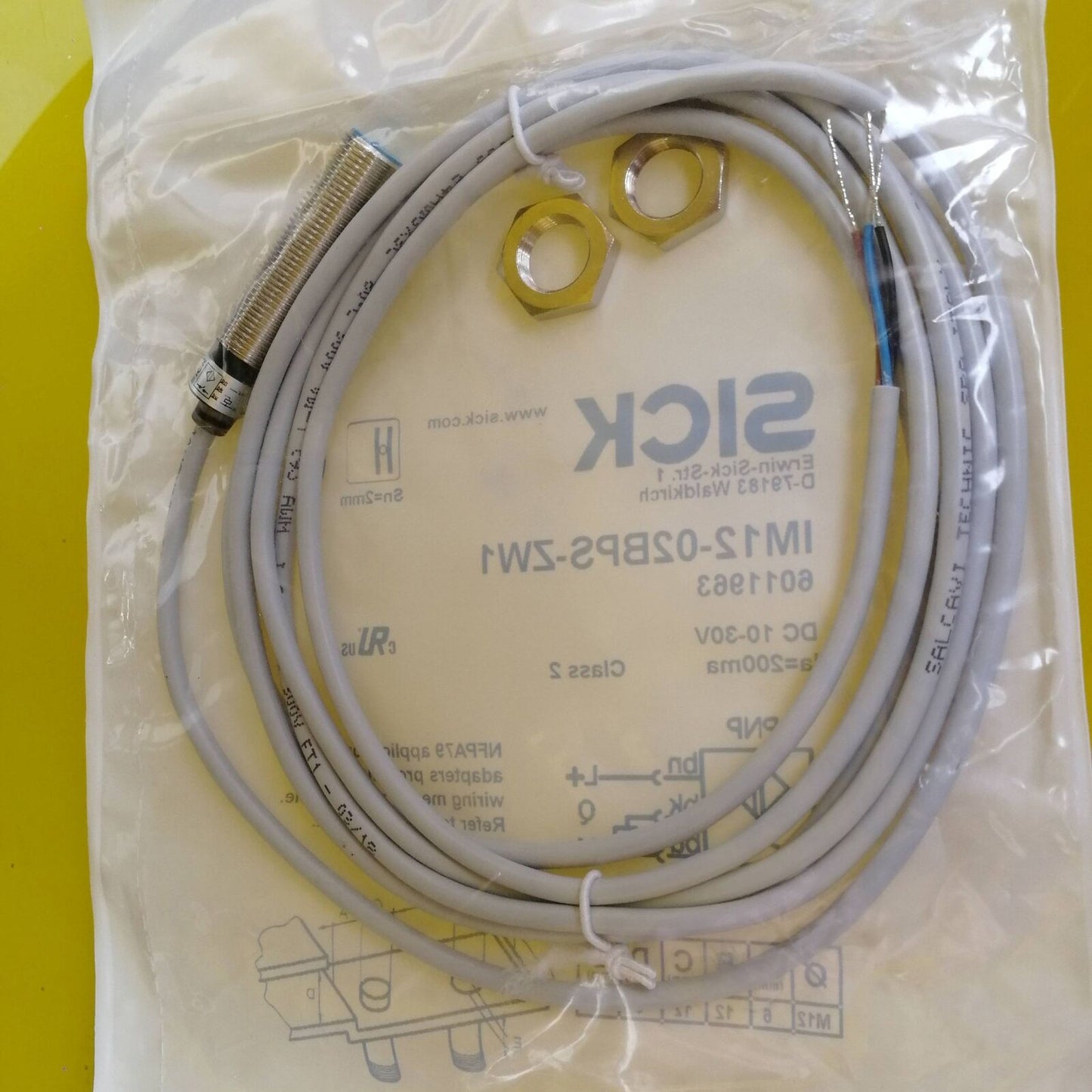 ONE SICK Proximity Switch Sensor IM12-02BPS-ZW1 - SICK