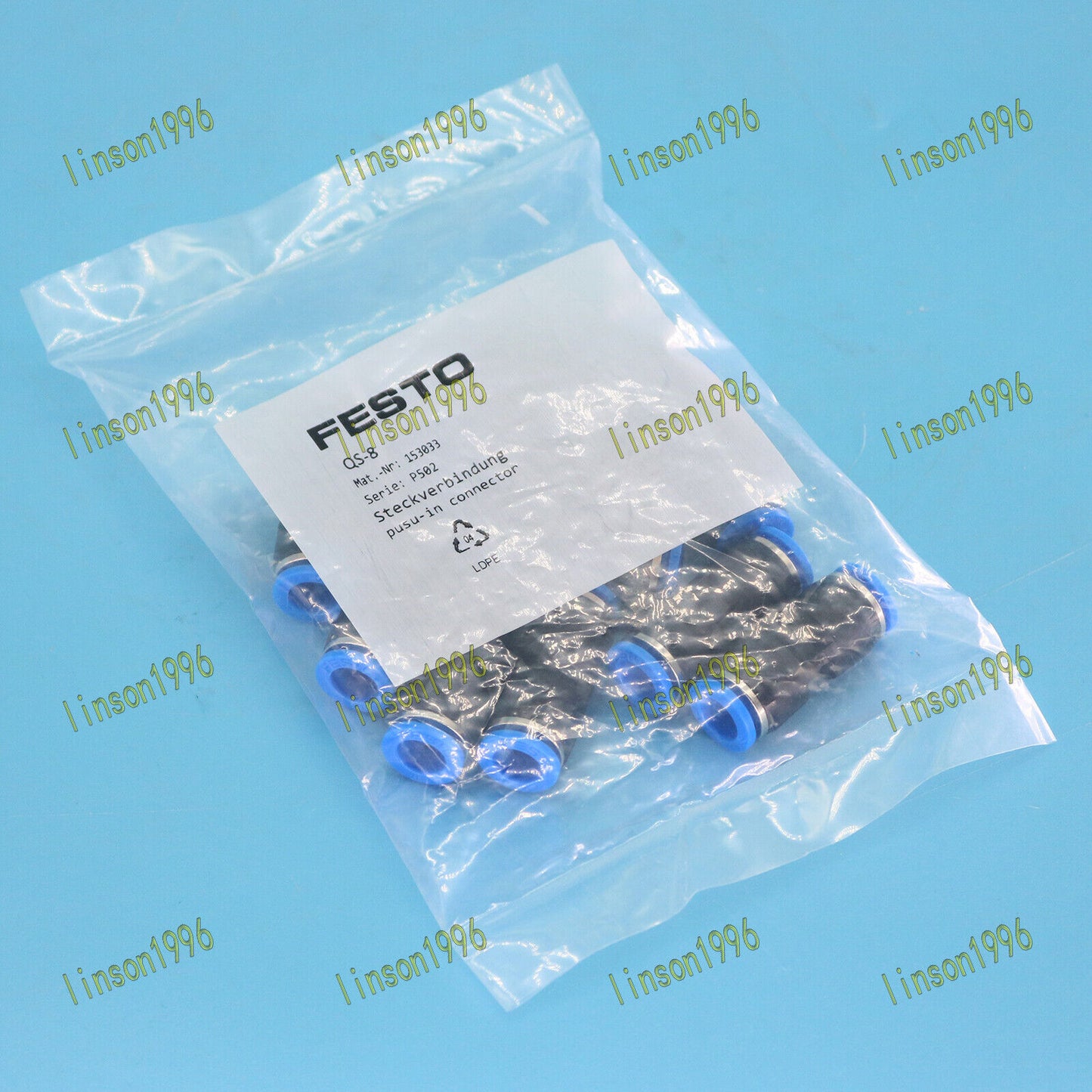 FESTO 10PCS Push-In Connector ONE YEAR - FESTO