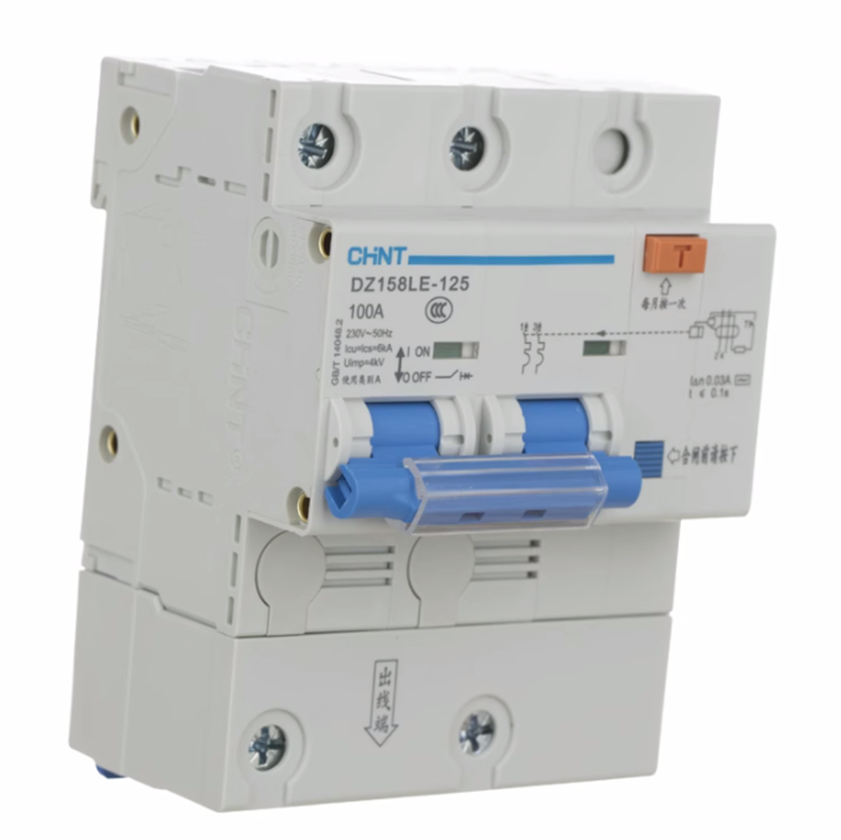 CHNT DZ158LE-125 Circuit Breaker - High-Performance Switchgear - CHNT