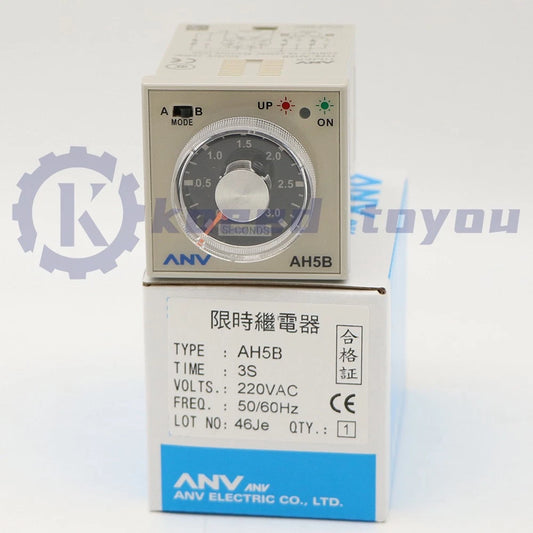 ANV AH5B 3S 220V Time Relay Timer 1Pcs