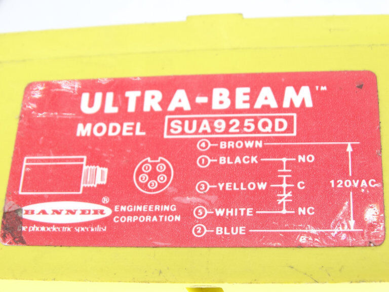 Banner Engineering SUA925QD Sensor - BANNER ENGINEERING