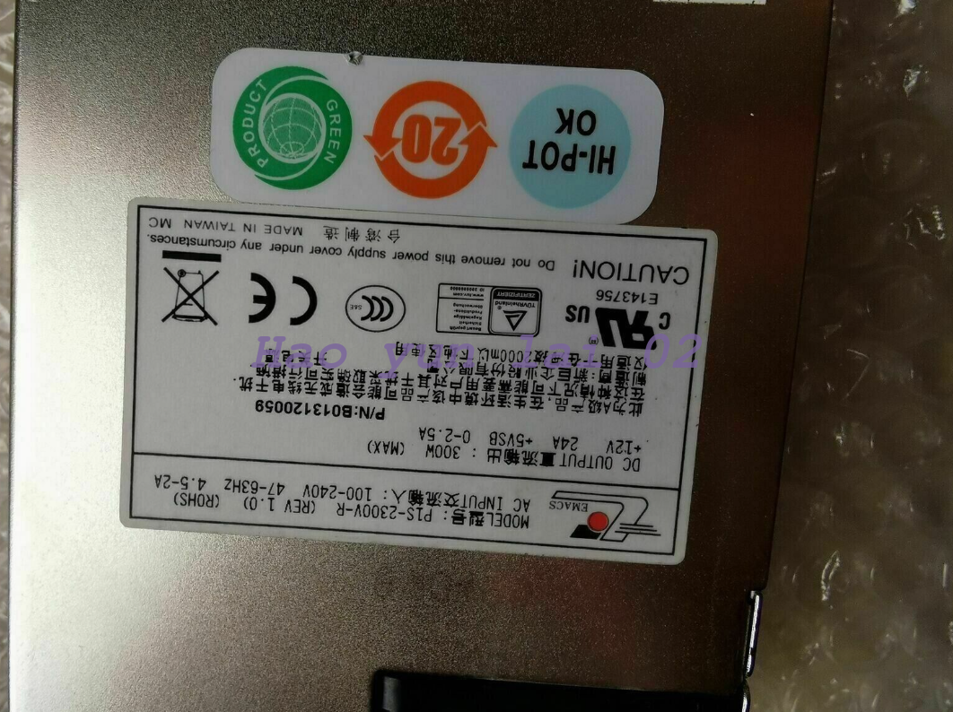 EMACS P1S-2300V-R 300W Server Power Supply - EMACS