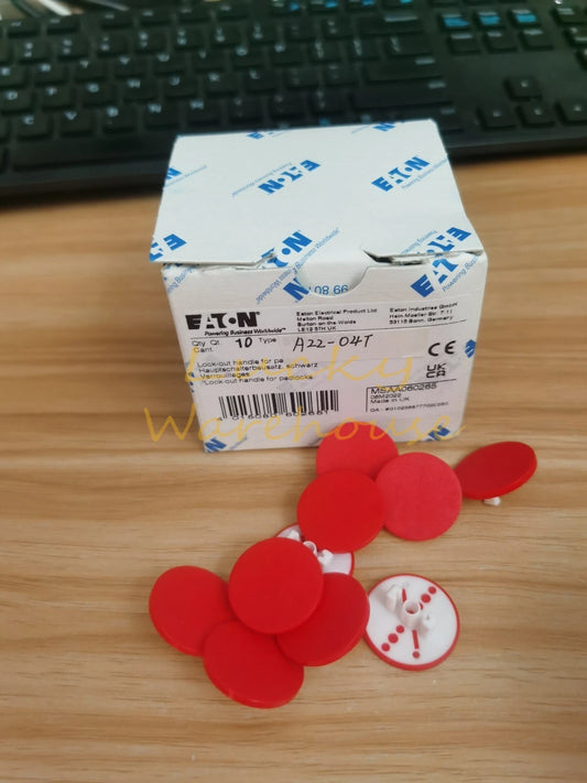 10PCS Eaton Moeller A22-04T A2204T Button Plates Red
