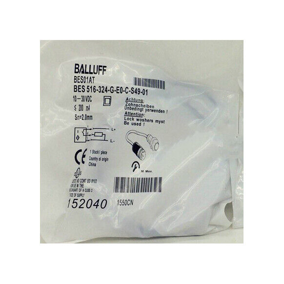 1PC BALLUFF BES 516-324-G-EO-C-S49-01 Proximity Switch Fast-Shipping - BALLUFF