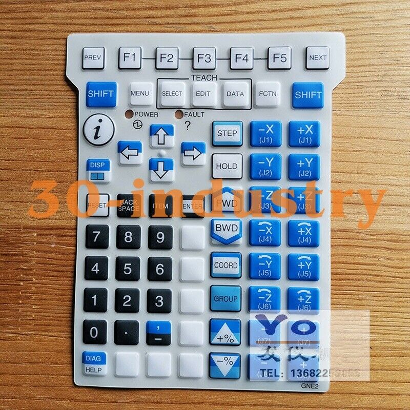 Membrane Keypad for Fanuc A05B-2518-C202 GNE2 Teach Pendant - koeed