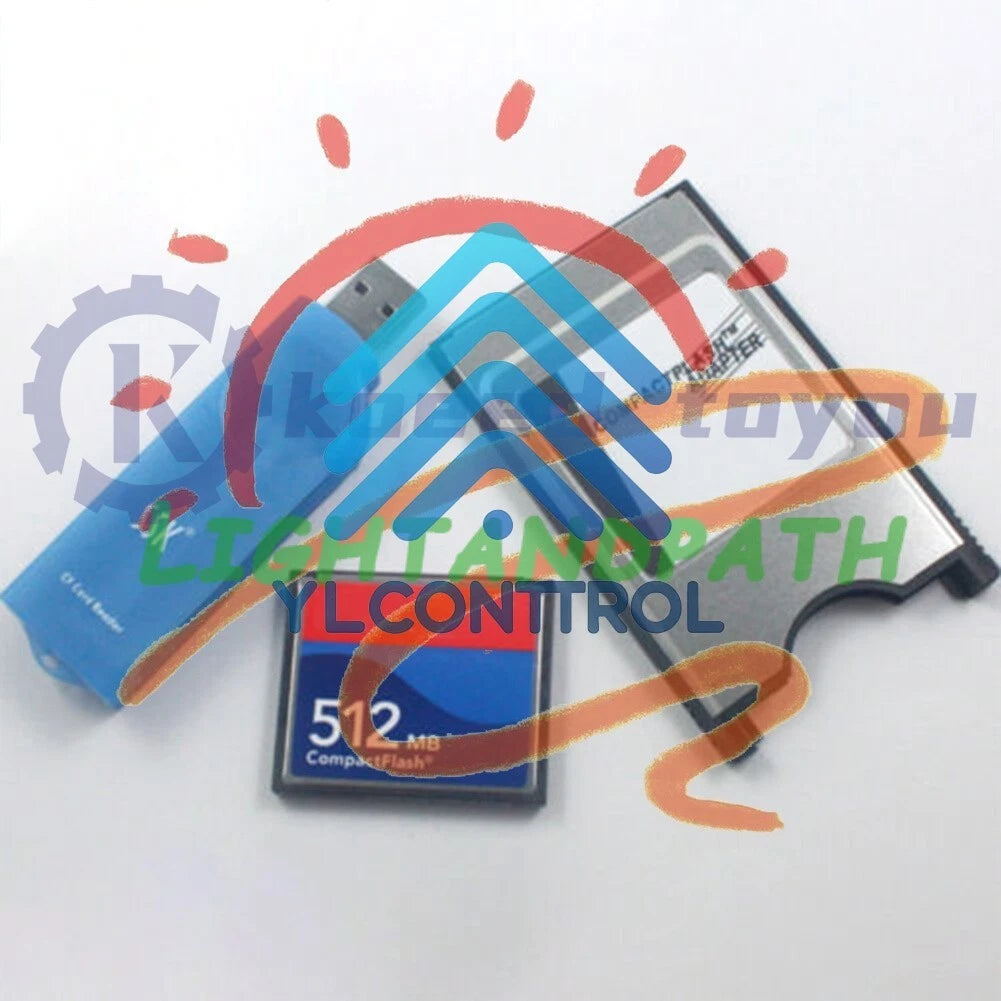 1set CNC 512MB CF CF card+CF-PCMCIA adapter+SSK USB2.0 card reader ~