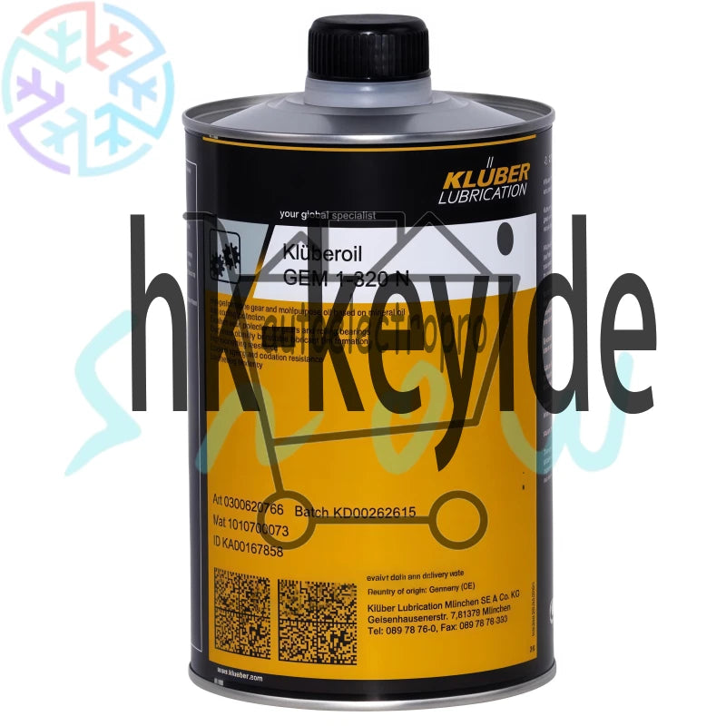 1Pcs HIGH QUALITY KLUBER Lubrication Kluberlub GEM 1-320 N 1L (35.3 oz)