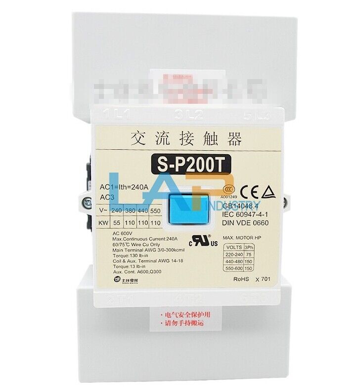 Shihlin Contact S-P200T 1PCS AC380V Contactor for Industrial Use - SHIHLIN