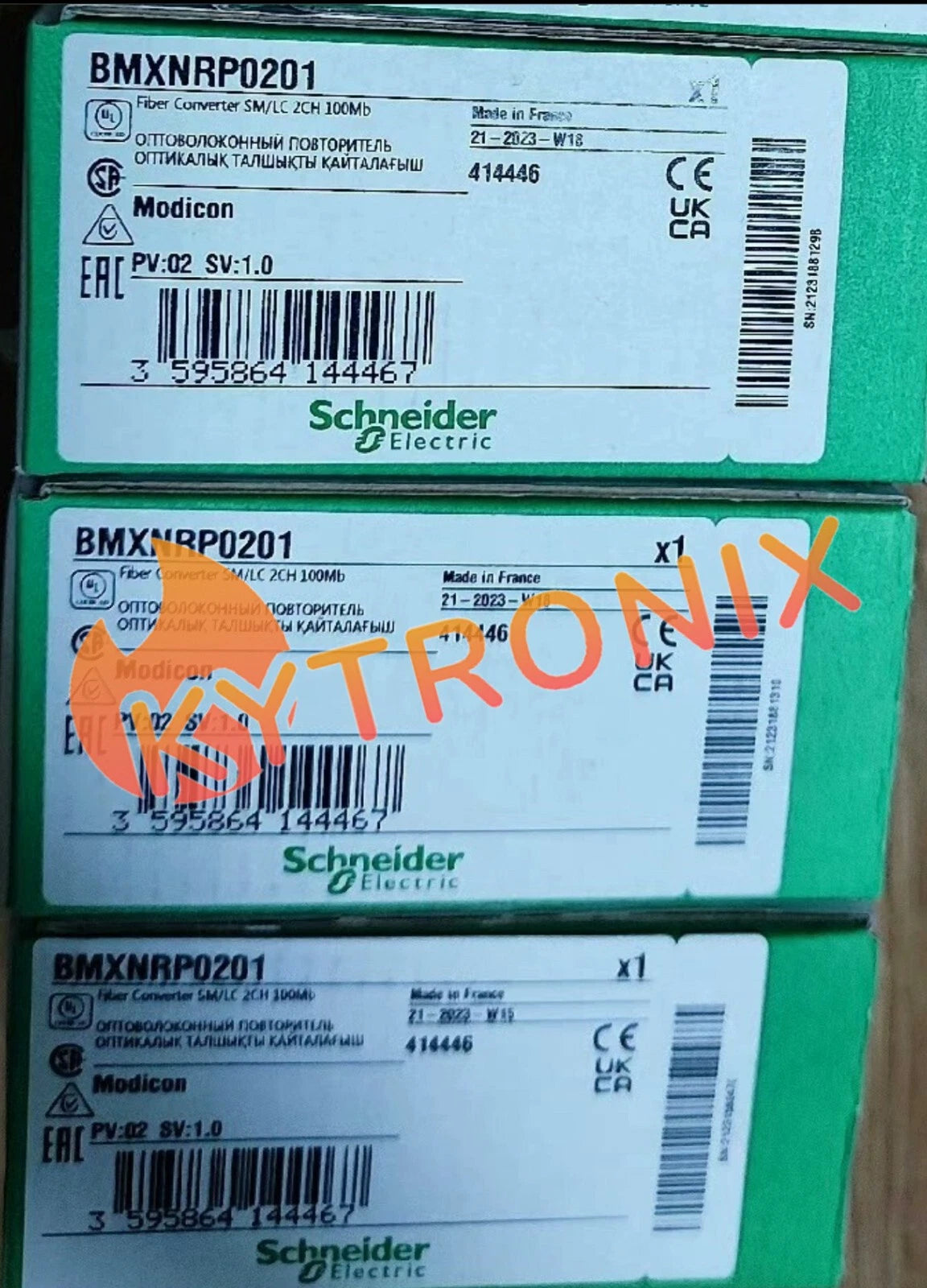 SND Electric BMXNRP0201 factory sealed Modicon X80 - Ethernet RIO