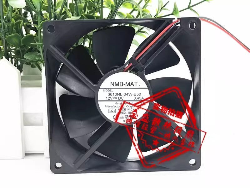 NMB-MAT 9025 9CM 3610NL-04W-B50 DC12V 0.45A 2-Wire Inverter Cooling Fan