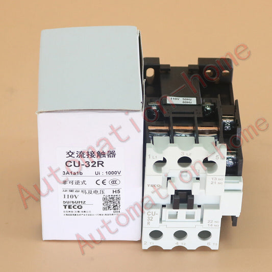 1PC CU-32R 110V CU 32R TECO magnetic contactor In Box