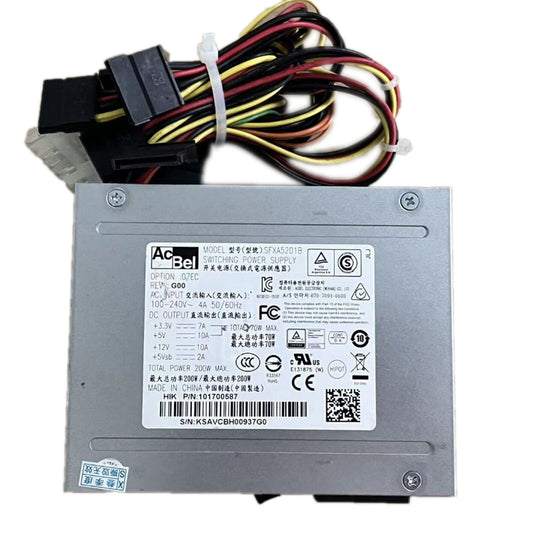 NEW Acbel SFXA5201B 200W Power Supply - 200W 160V 12.5A 100% Efficient Power Delivery - ACBEL