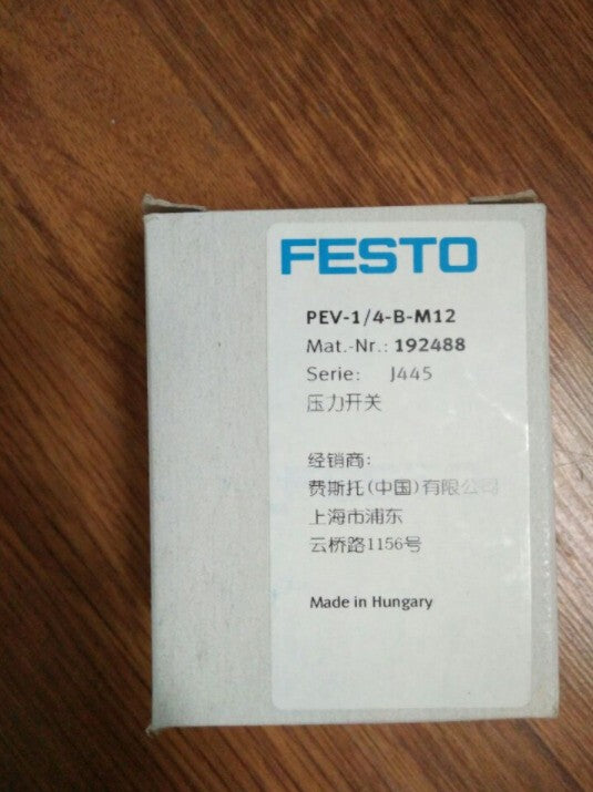 1PC Festo PEV-1/4-B-M12 192488 Pressure Switch In Box