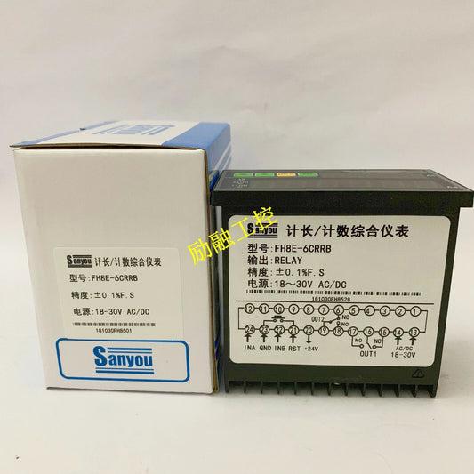 1pcs sanyou FH8E-6CRRB metering / counting integrated meter