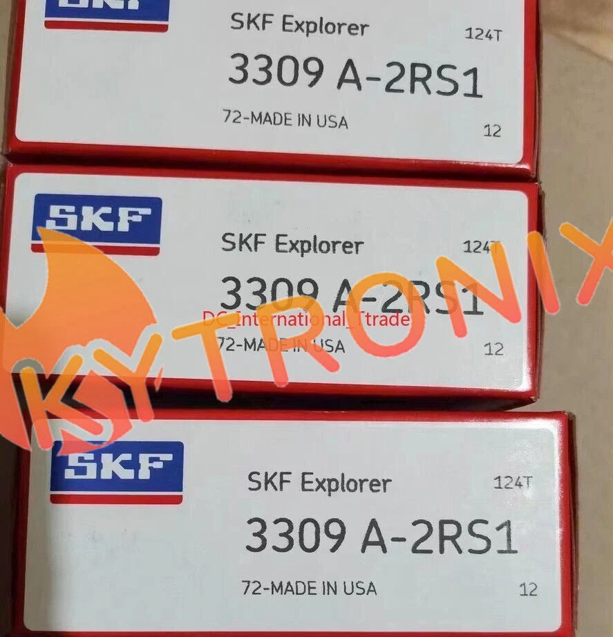 SKF 3309 A-2RS1 double row angular contact ball bearing 1PCS