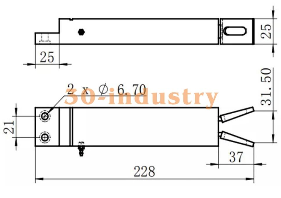 New CHK-CM22II-C Injection Manipulator SATR Vacuum Pneumatic Clamp - BRAND NAME