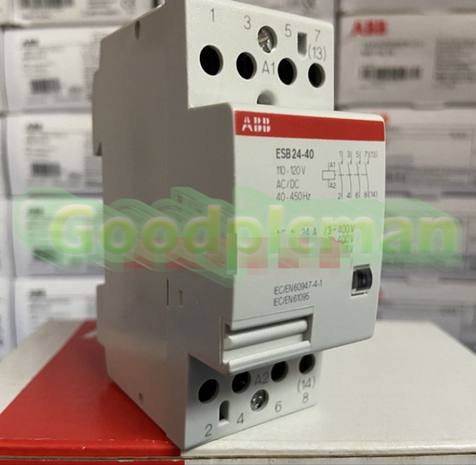 1PC ABB ESB24-40 GHE3291102R0004 110-120VAC/DC Contactor 4NO