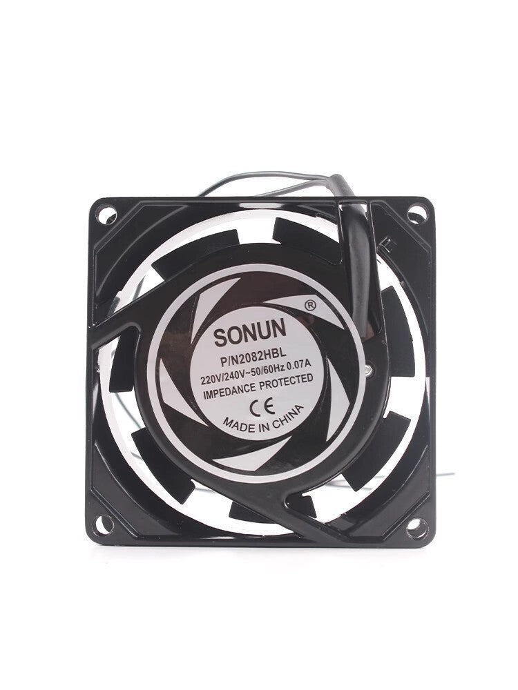 SONUN P/N2082HBL 8025 220V/240V 0.07A Ball AC Cooling Fan