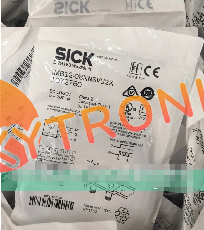 1PC For SICK Proximity Switch IMB12-08NNSVU2K free shipping