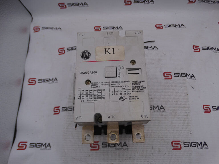 General Electric GE CK08CA300 Contactor - High-Reliability Contactors for Industrial and Commercial Applications - GENERAL ELECTRIC (GE)