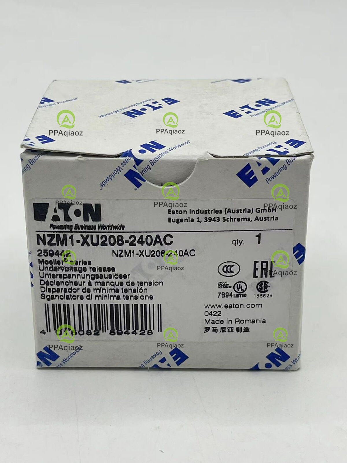 EATON 1Pcs Breaker Undervoltage Coil NZM1-XU208-240AC Rapid delivery - EATON