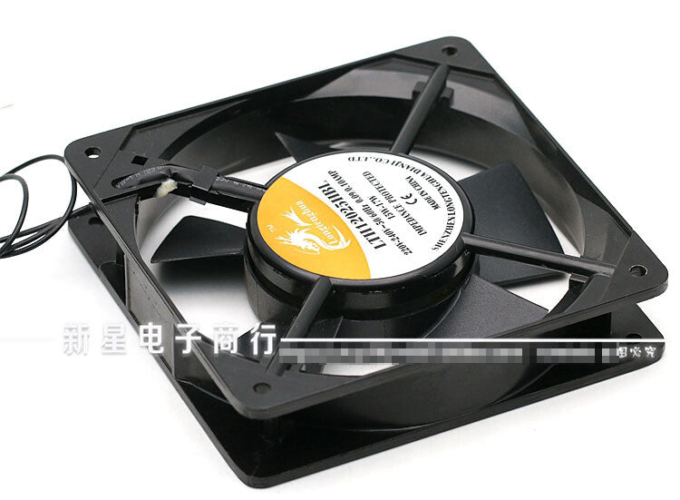 1pcs LTH12025HBL 12025 12CM 220V 15W 0.09A double ball fan