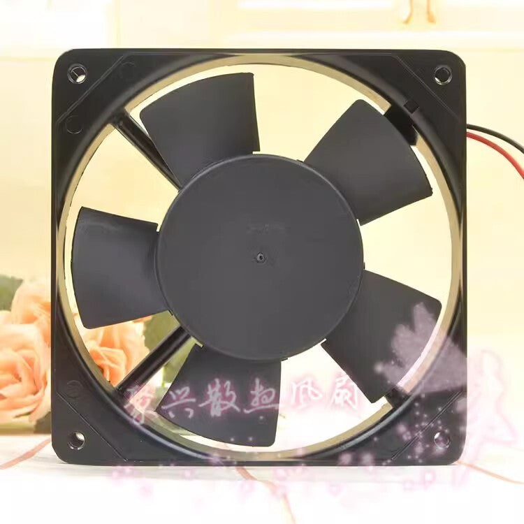 SOTOP SF1225HA2 AC230V 0.21A/0.19A 12025 12CM 2-wire cooling fan