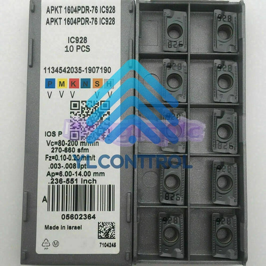10PCS/Box ISCAR APKT1604PDR-76 IC928 Carbide Inserts CNC