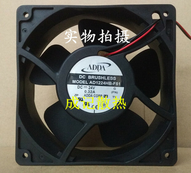 1pcs ADDA AD1224HB-F51 24V 0.32A 12038 12 cm inverter fan