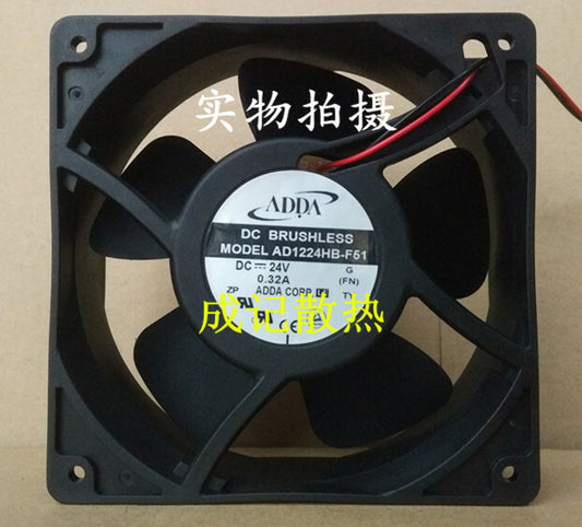 1pcs ADDA AD1224HB-F51 24V 0.32A 12038 12 cm inverter fan