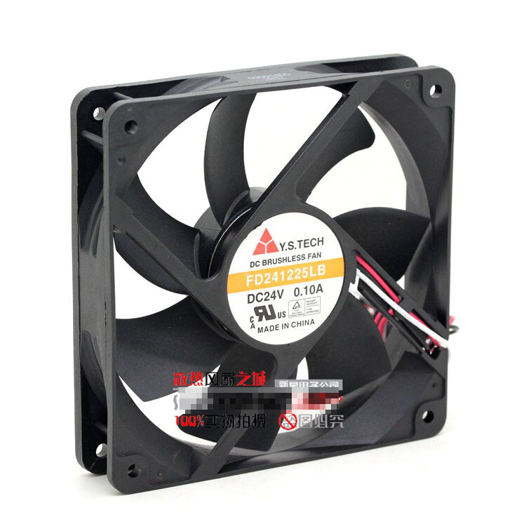 1pcs Y.S.TECH FD241225LB 12025 12CM 24V 0.10A 3-wire silent inverter fan