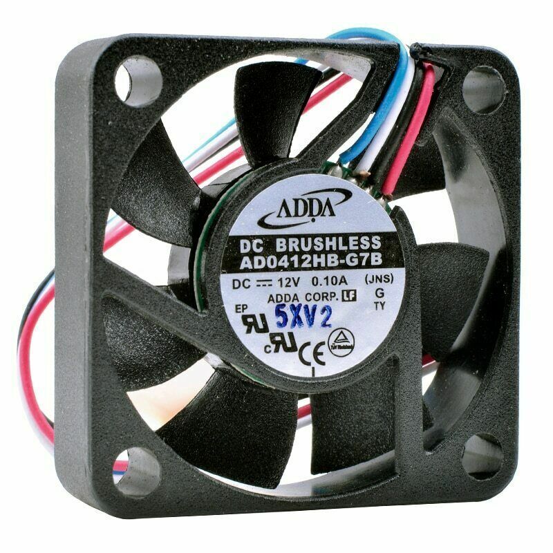 new ADDA AD0412HB-G7B 4cm 40x40x10mm DC12V 0.10A 4-wire PWM cooling fan