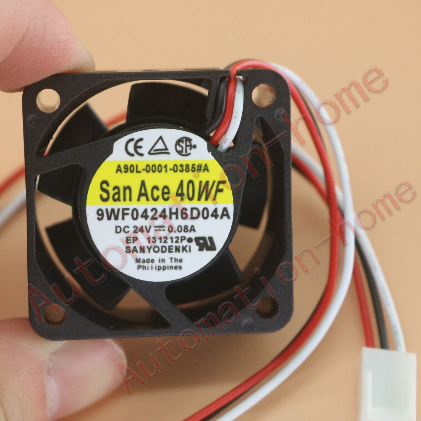 Sanyo A90L-0001-0385 DC24V 0.08A 3-Wire Cooling - SANYO