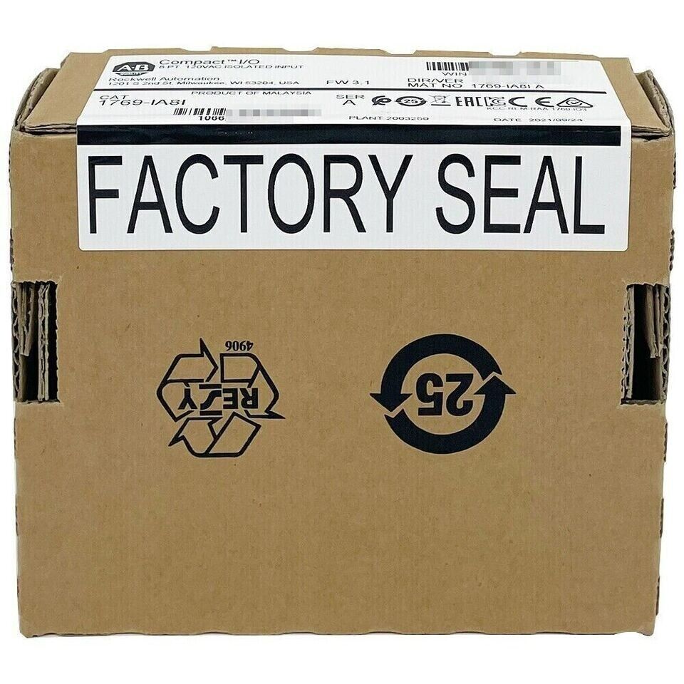 New Sealed Allen Bradley AB 1769-IA8I A CompactLogix 120VAC Isolated Input - ALLEN BRADLEY