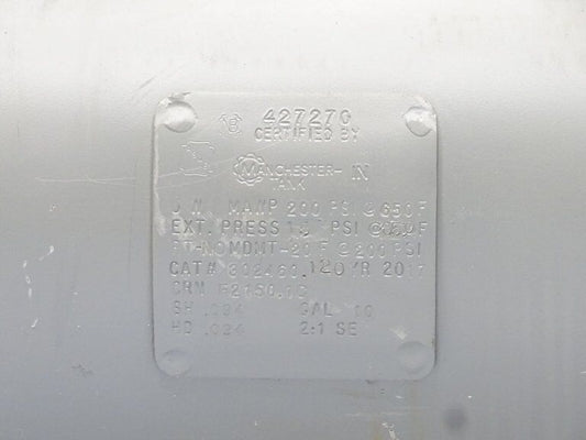 MANCHESTER TANK 302460.120 TANK (USED) - MANCHESTER