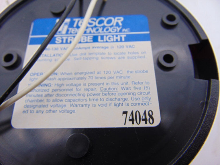 tescor technology inc model 20120-006 (80-130vac red) indicator light - TESCOR TECHNOLOGY INC